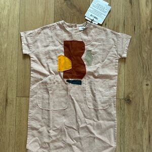 Stylish Kids Short Sleeve Tee with Colorful Patches